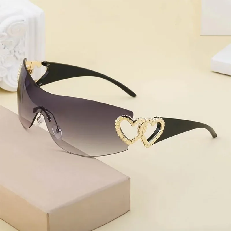 Heart Rhinestone Sunglasses