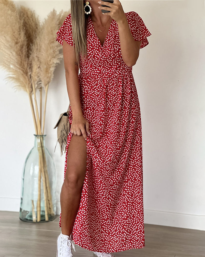 Cynthia™ | Sexy Side Slit Maxi Dress