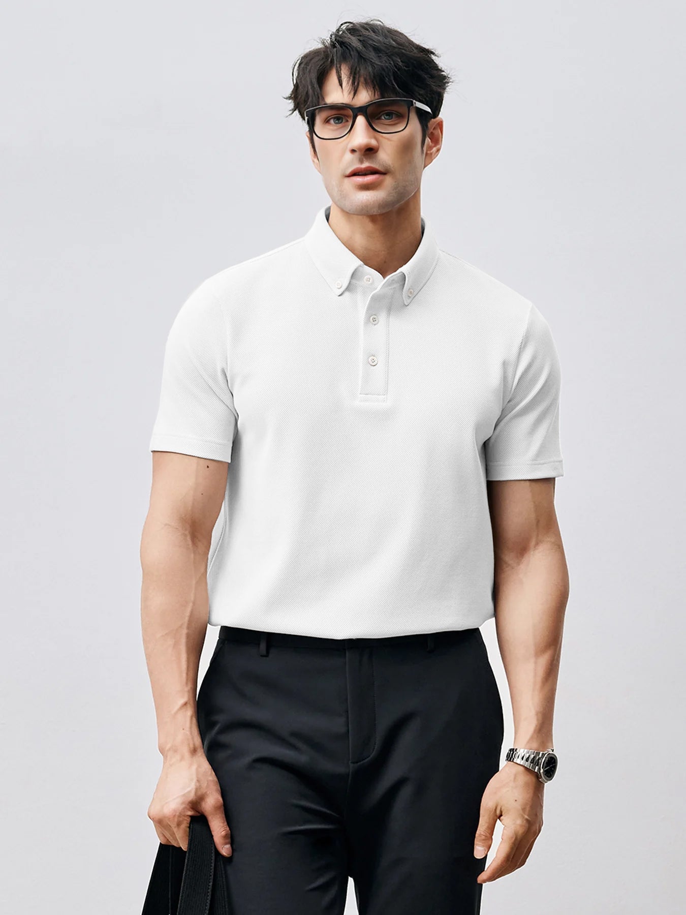 Breathable Piqué Short Sleeve Polo