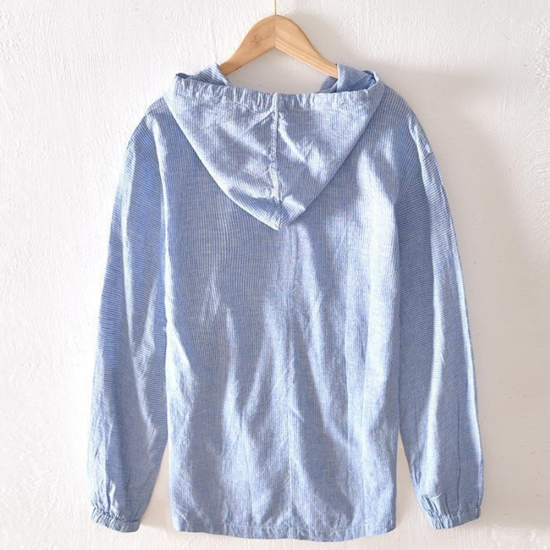 Oxford Linen Hoodie