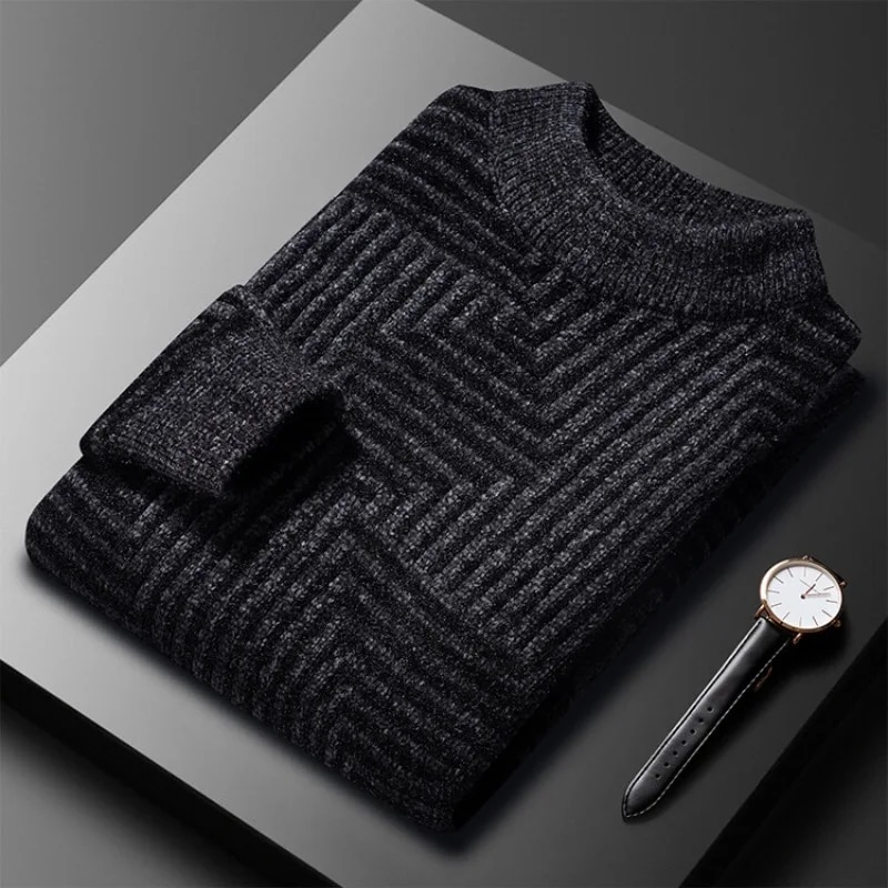 GeoStripe Comfort Sweater