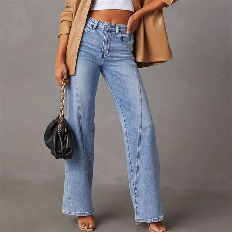 Flared Denim Jeans