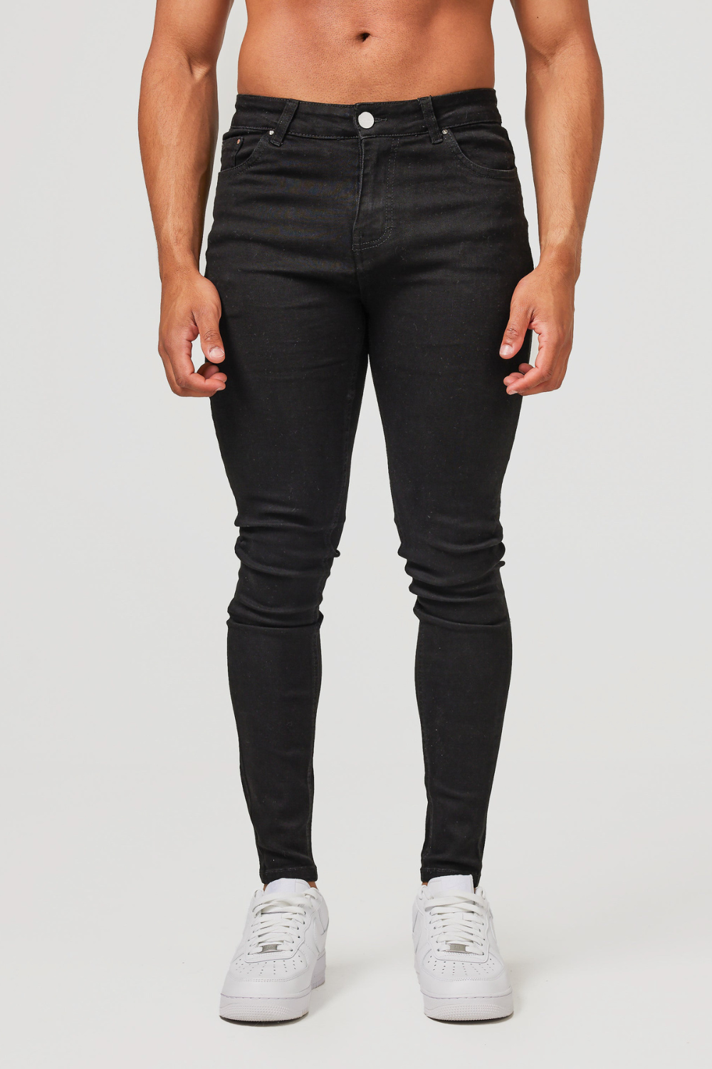 Stretch Fit Black Jeans