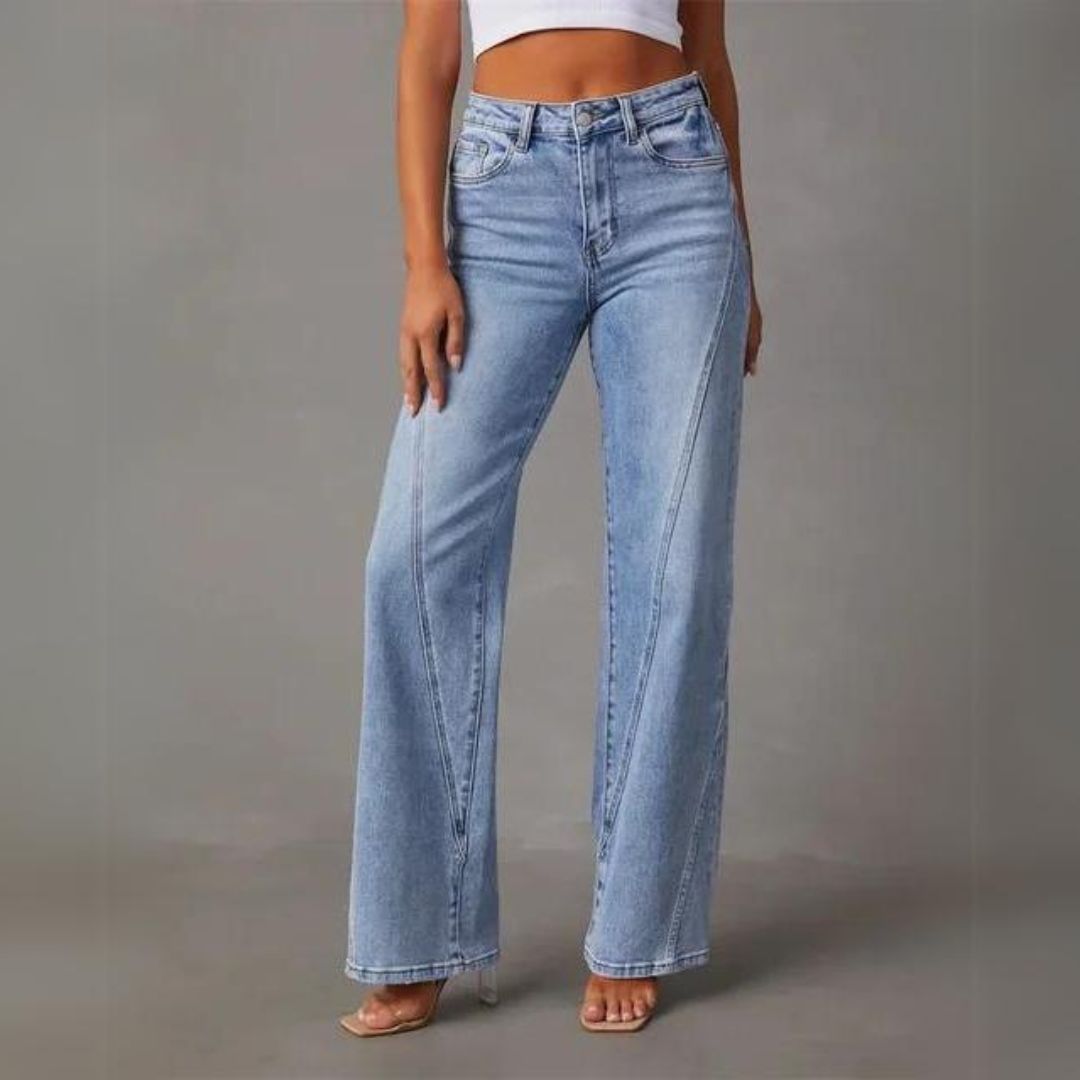 Flared Denim Jeans