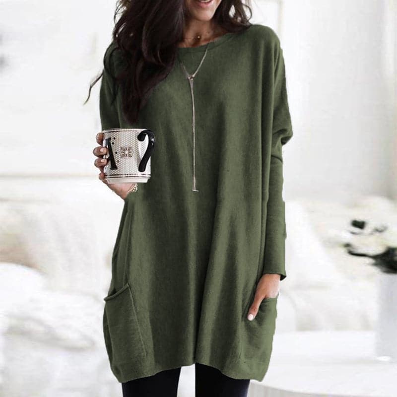 Comfort Fashionable Pocket Sweater