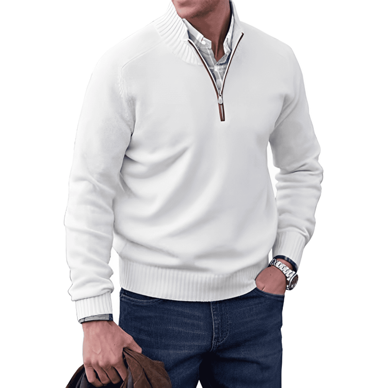 Noah | Elegant zippered sweater