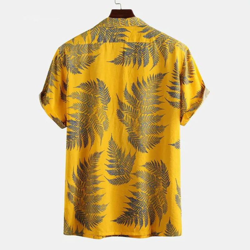 Sunny Palm Cotton Shirt