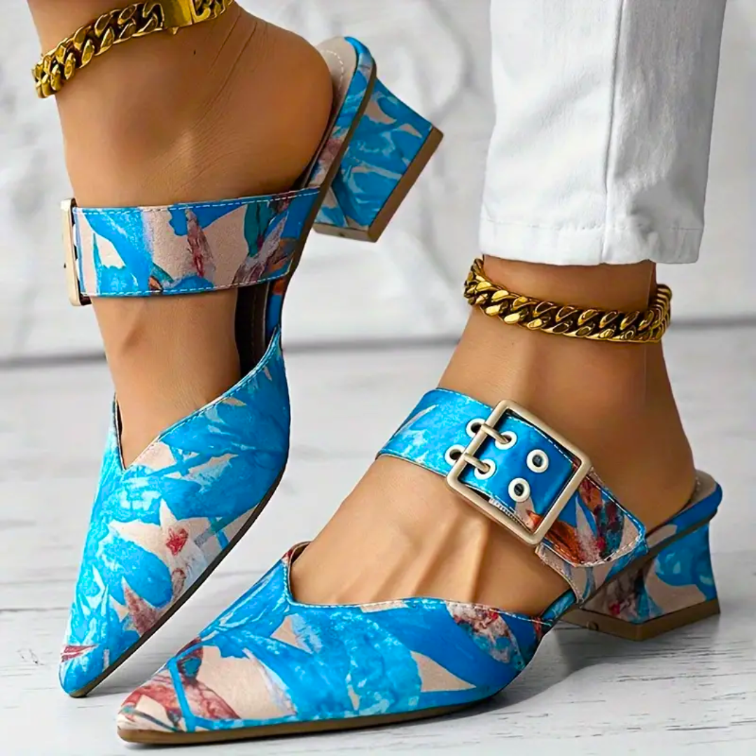 Jess | Floral Heels