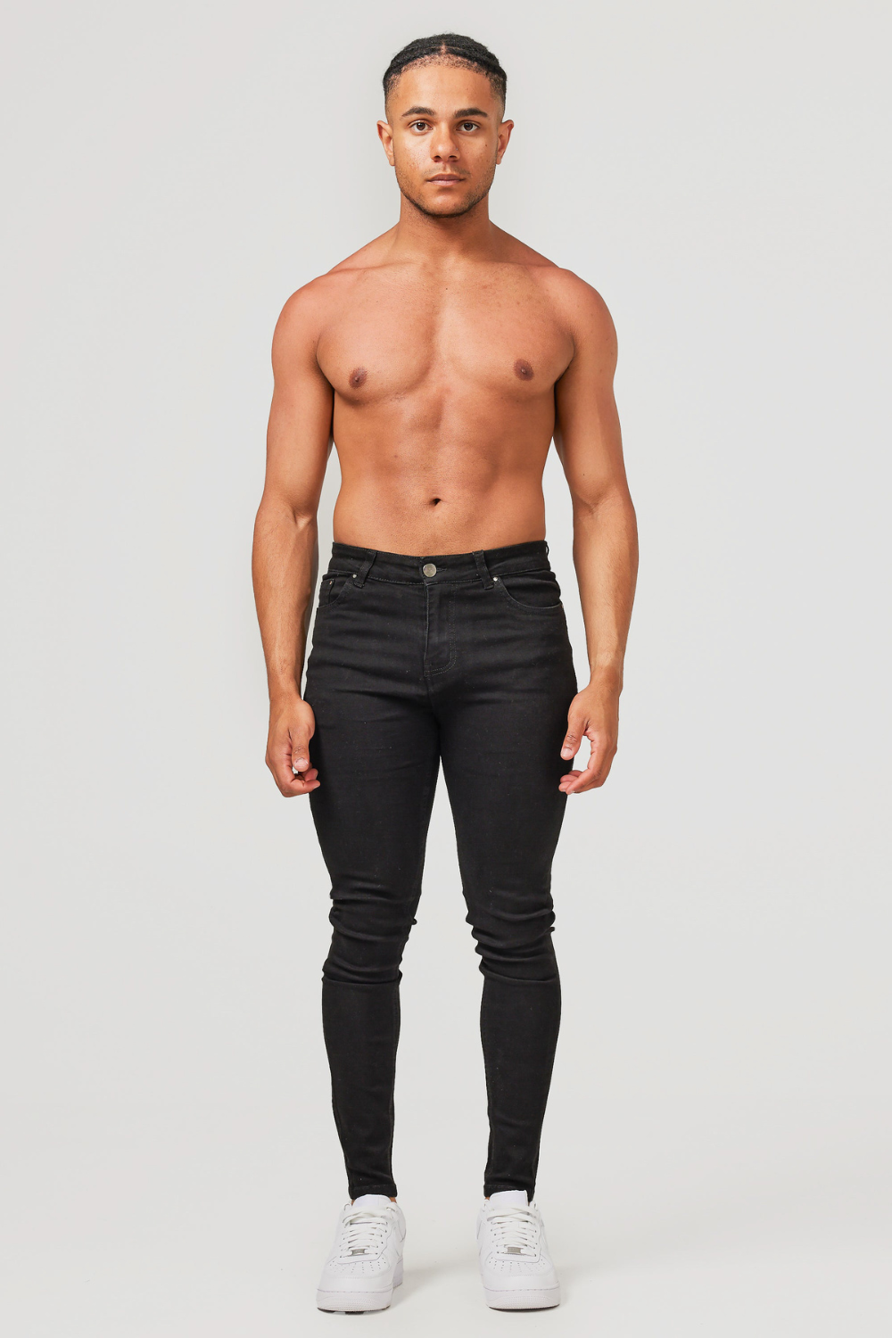 Stretch Fit Black Jeans