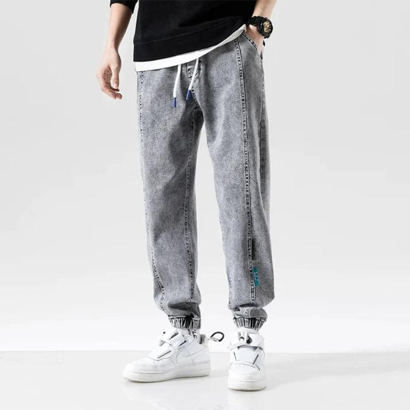 Hype Light Wash Denim Joggers