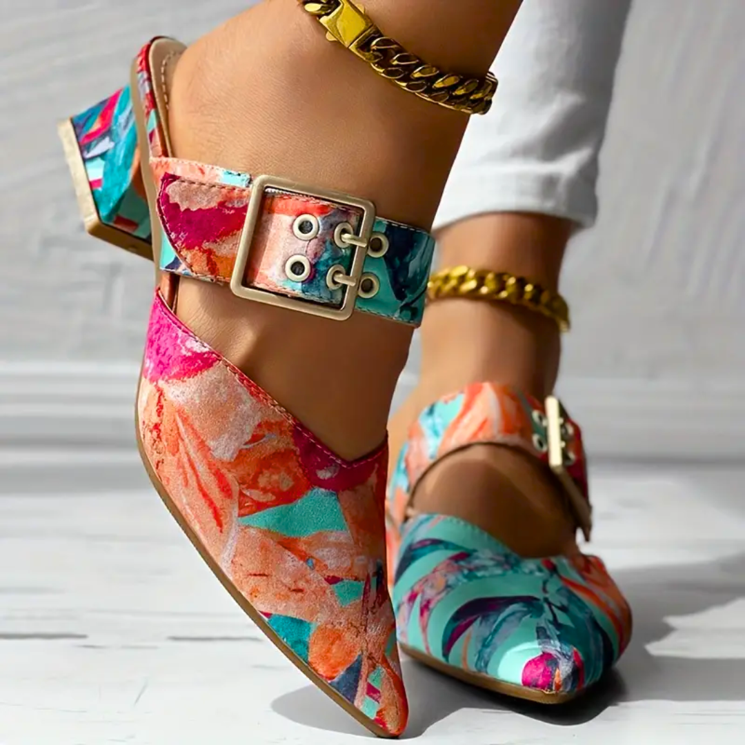 Jess | Floral Heels