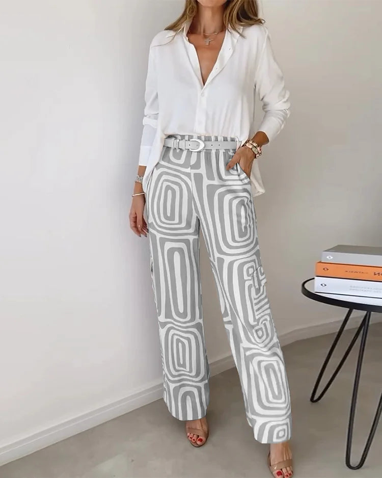 Classic Trouser and Blouse Set