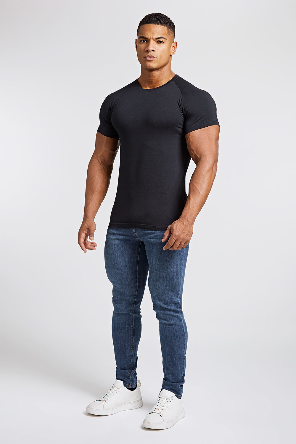 Hercules Muscle Fit T-Shirt Black