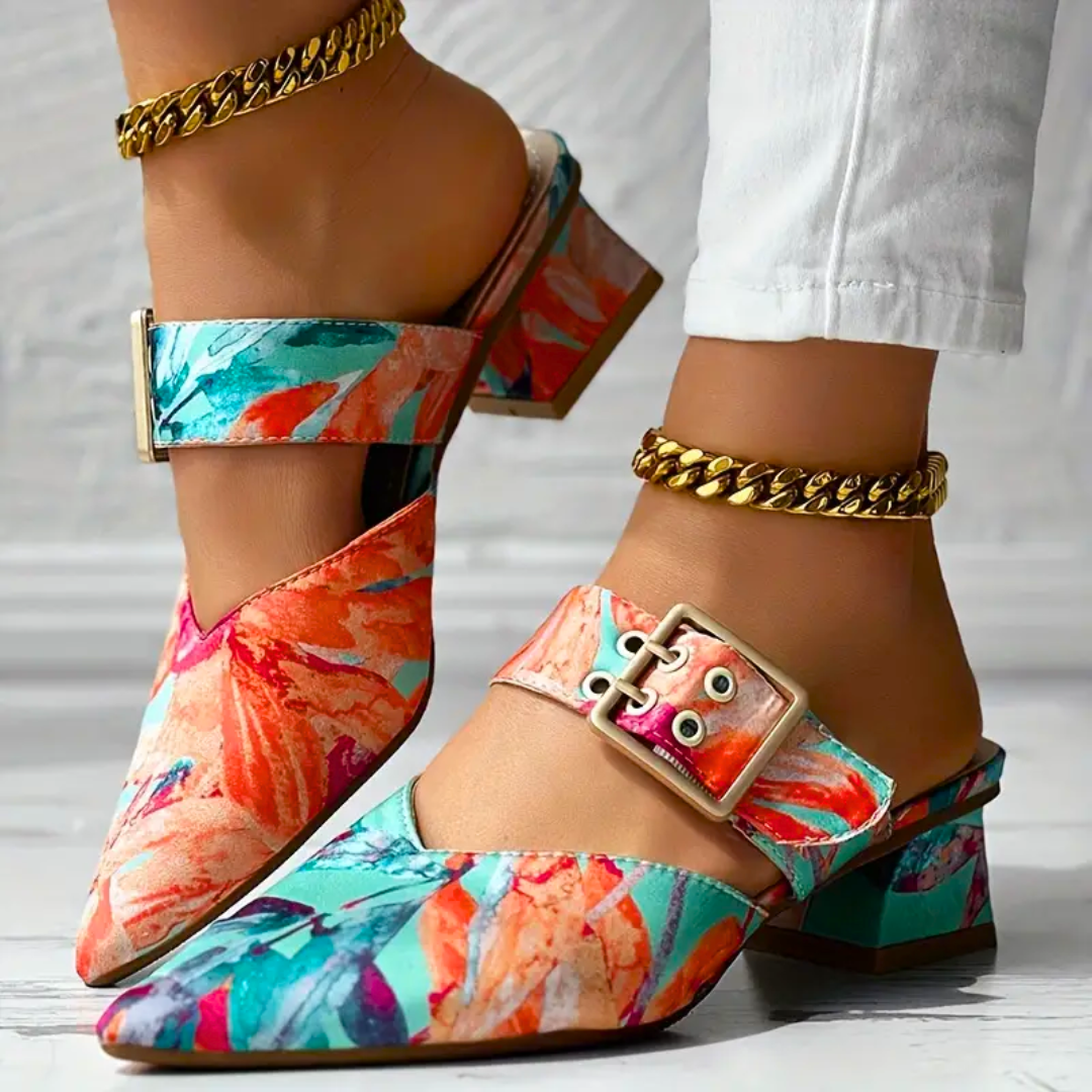 Jess | Floral Heels