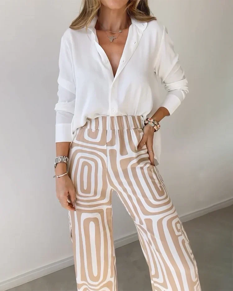 Classic Trouser and Blouse Set