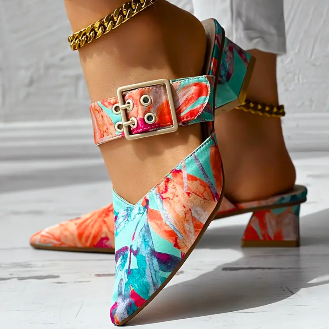 Jess | Floral Heels