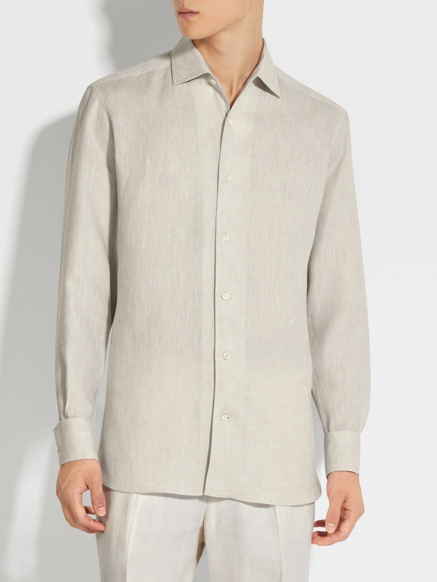 Riviera Linen Shirt Cream