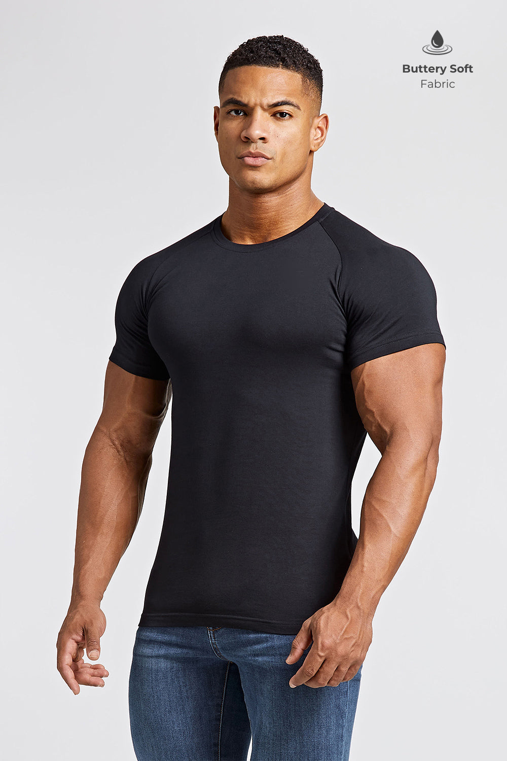 Hercules Muscle Fit T-Shirt Black