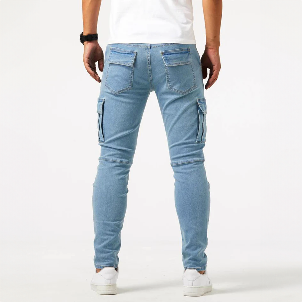 Vienna Denim Cargo Jeans