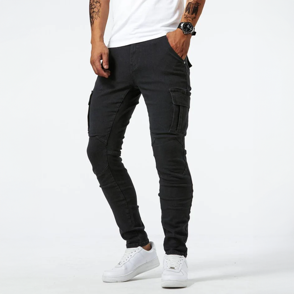 Vienna Denim Cargo Jeans