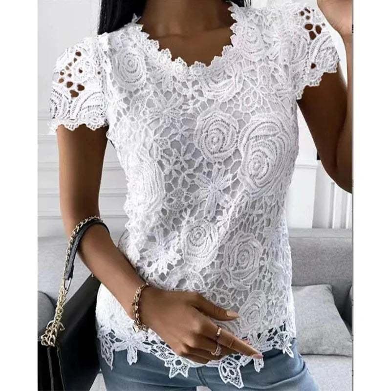 Helen | Lace Shirt