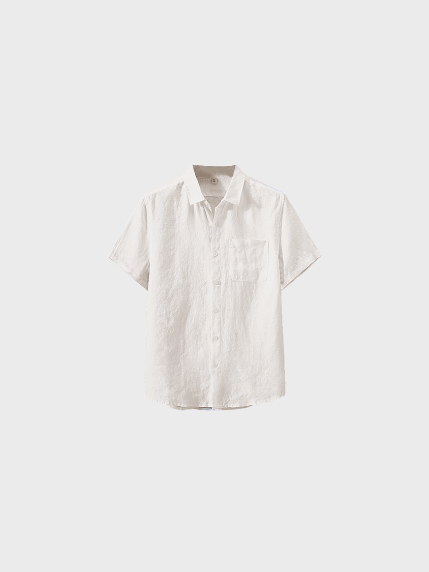 Cannes Linen Shirt Cream