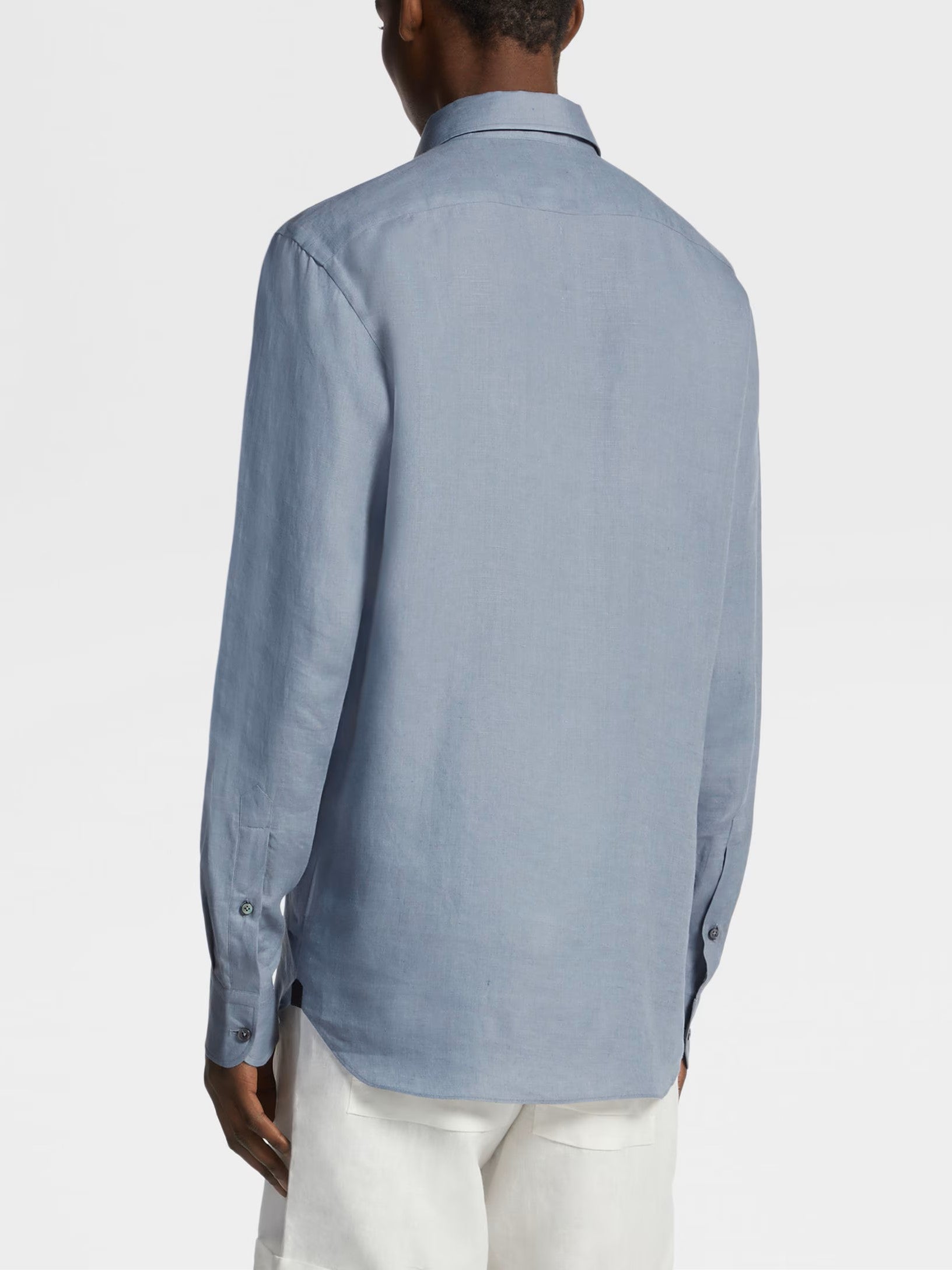 Riviera Linen Shirt Light Blue