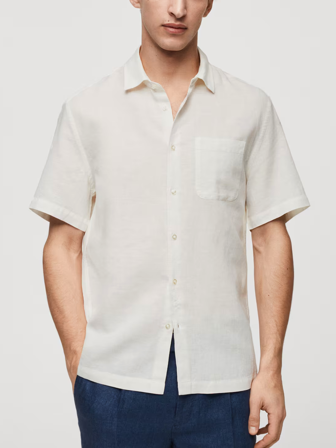 Cannes Linen Shirt Cream