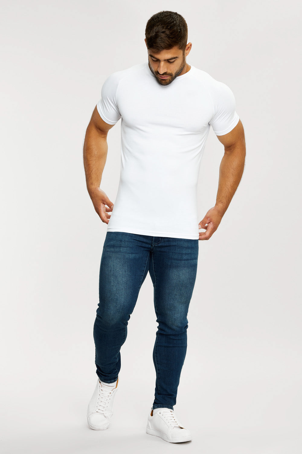 Hercules Muscle Fit T-Shirt White