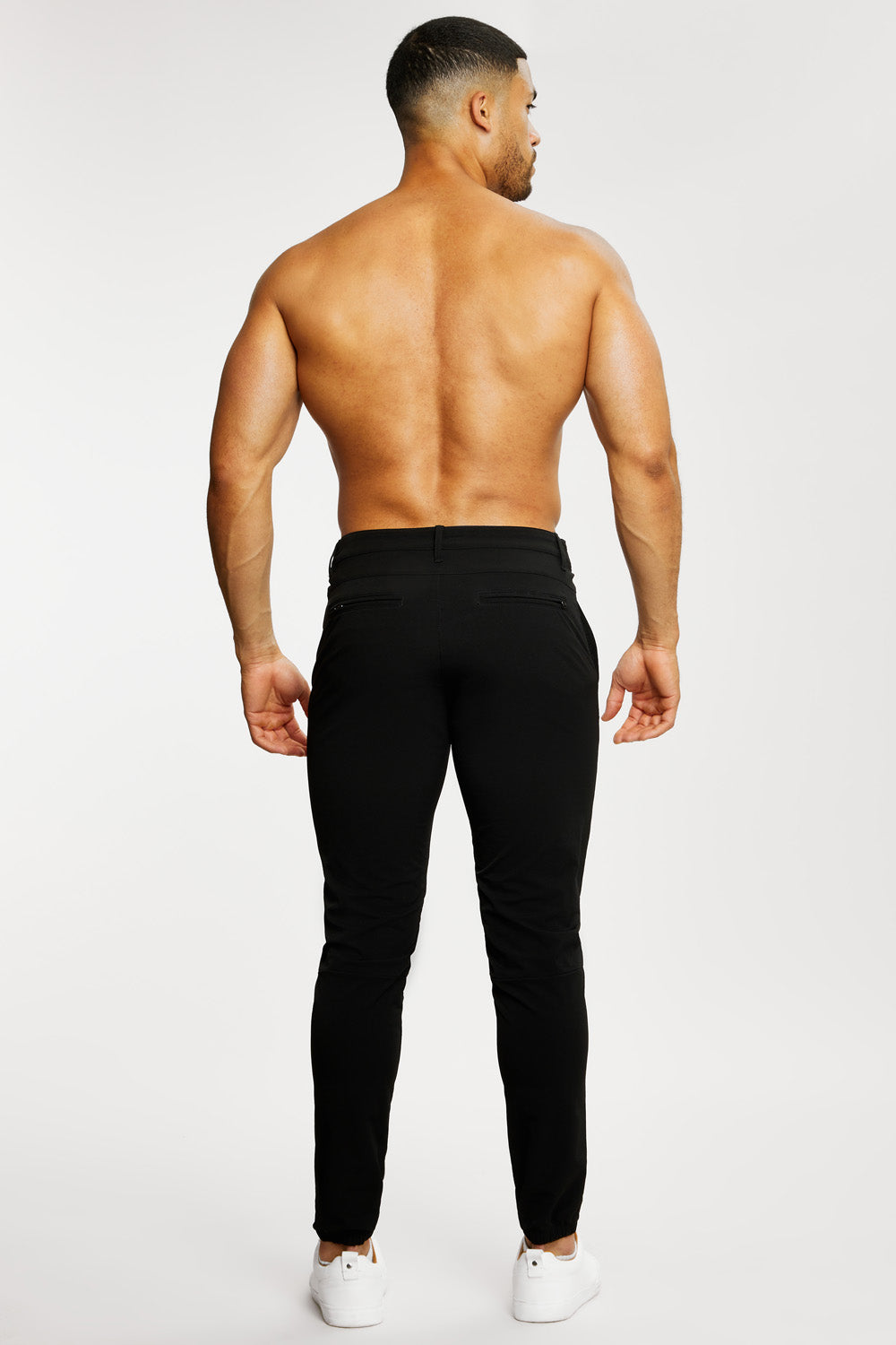 Stretch-Fit Tech Pants Black