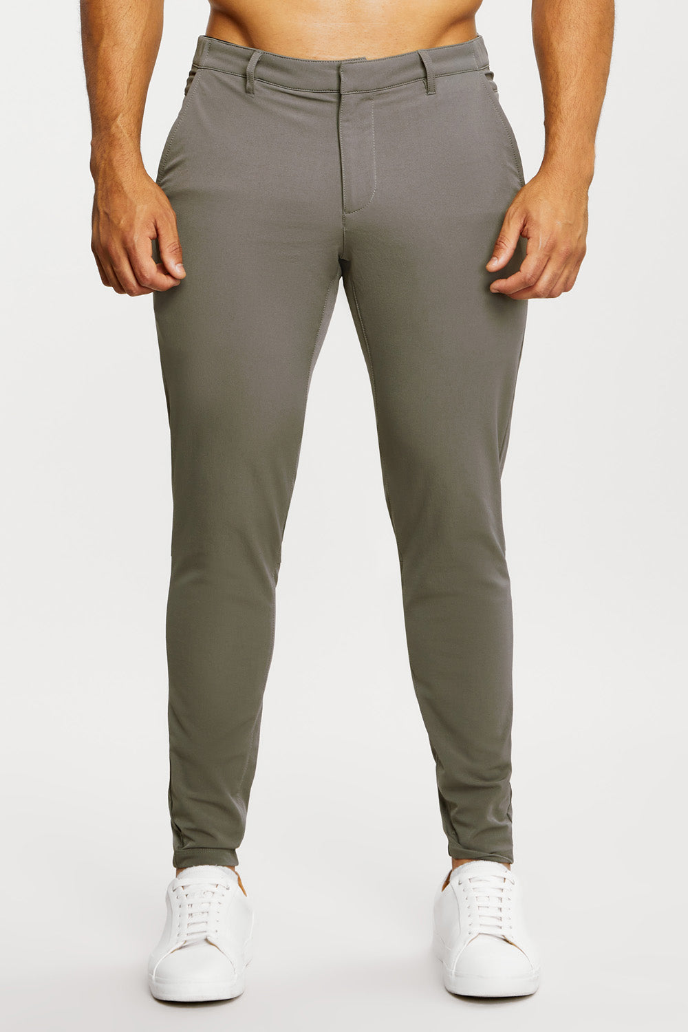 Stretch-Fit Tech Pants Olive