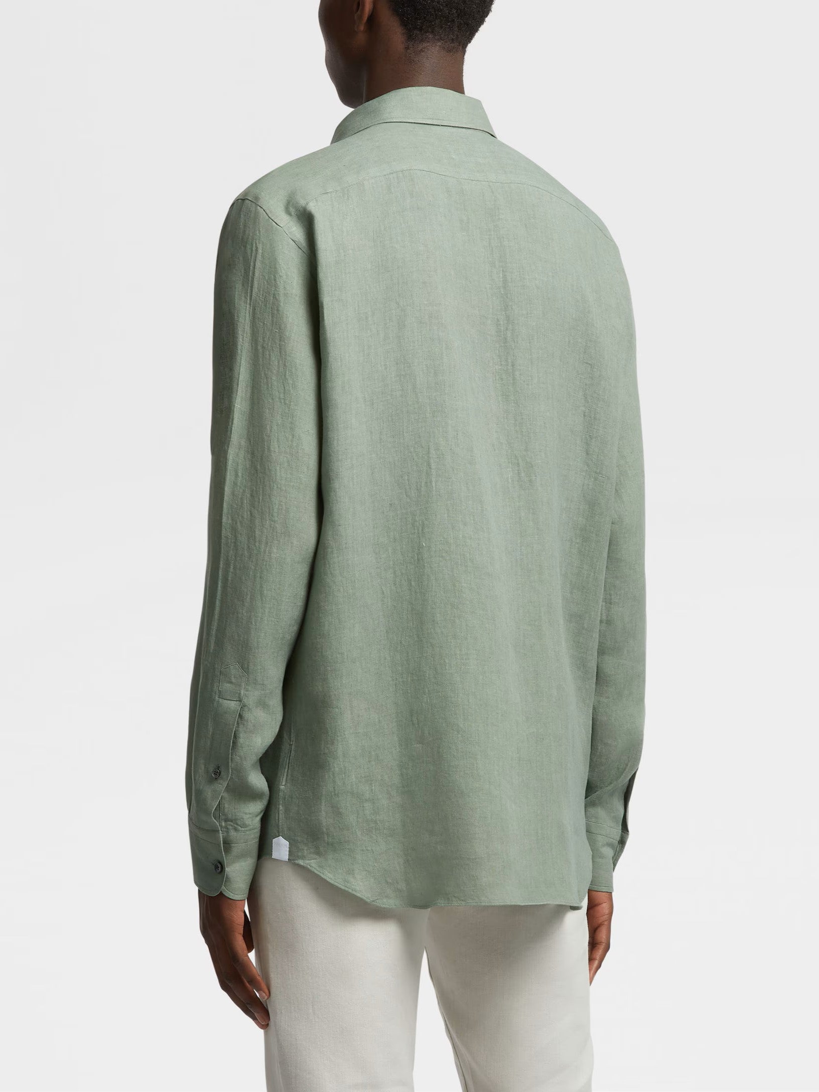 Riviera Linen Shirt Green