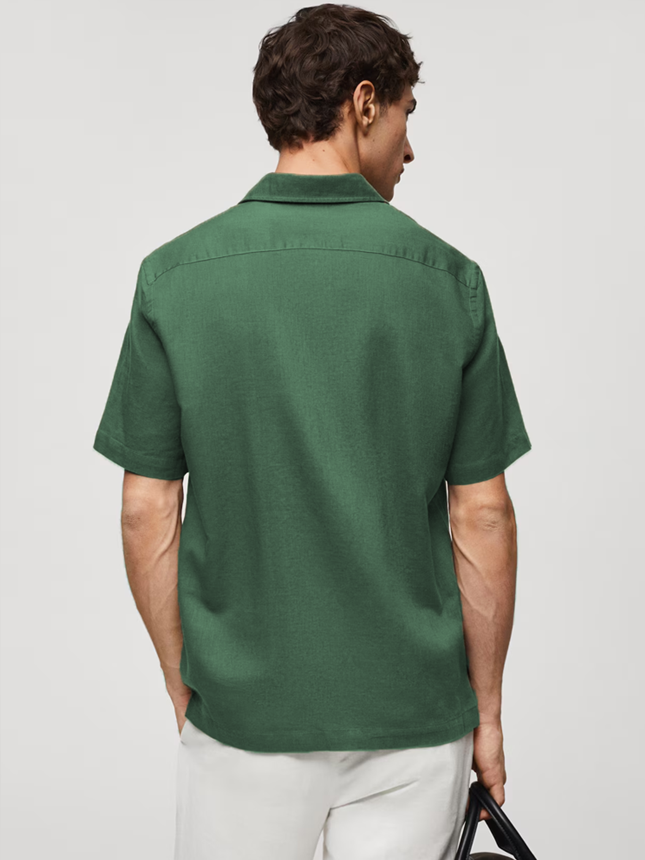 Cannes Linen Shirt Dark Green