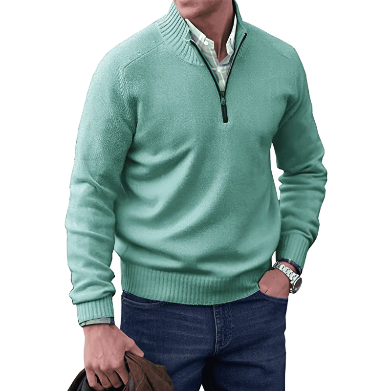 Noah | Elegant zippered sweater