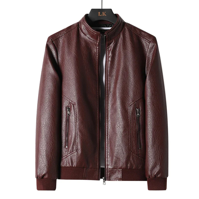 Maverick™ Collared Leather Jacket