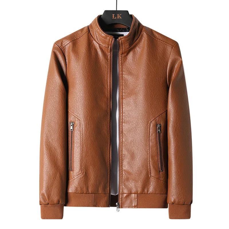 Maverick™ Collared Leather Jacket