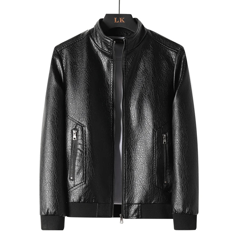 Maverick™ Collared Leather Jacket