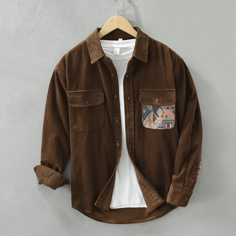 Corduroy Long Sleeve Shirt