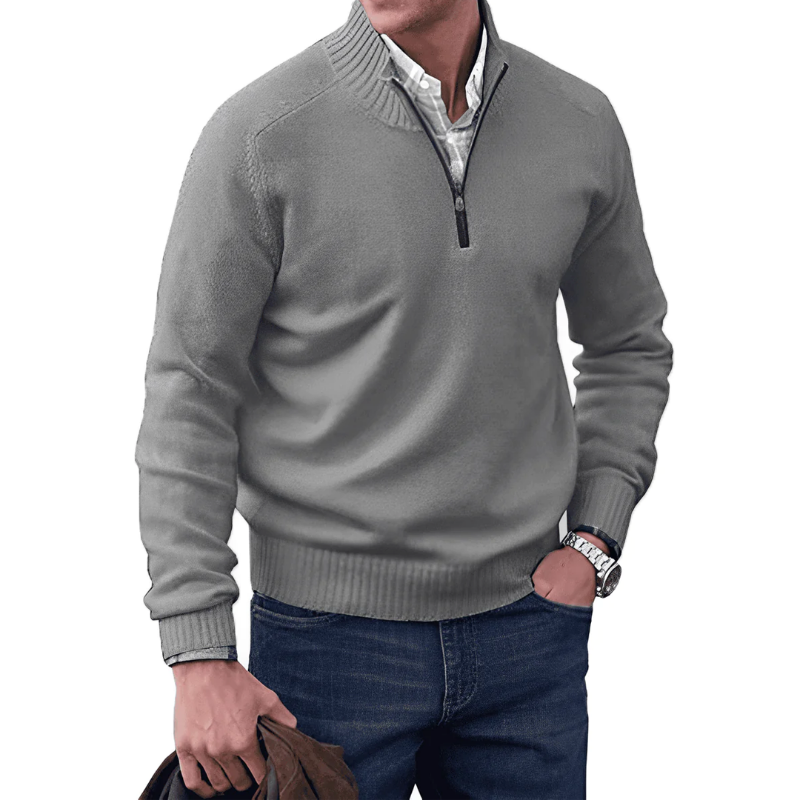 Noah | Elegant zippered sweater