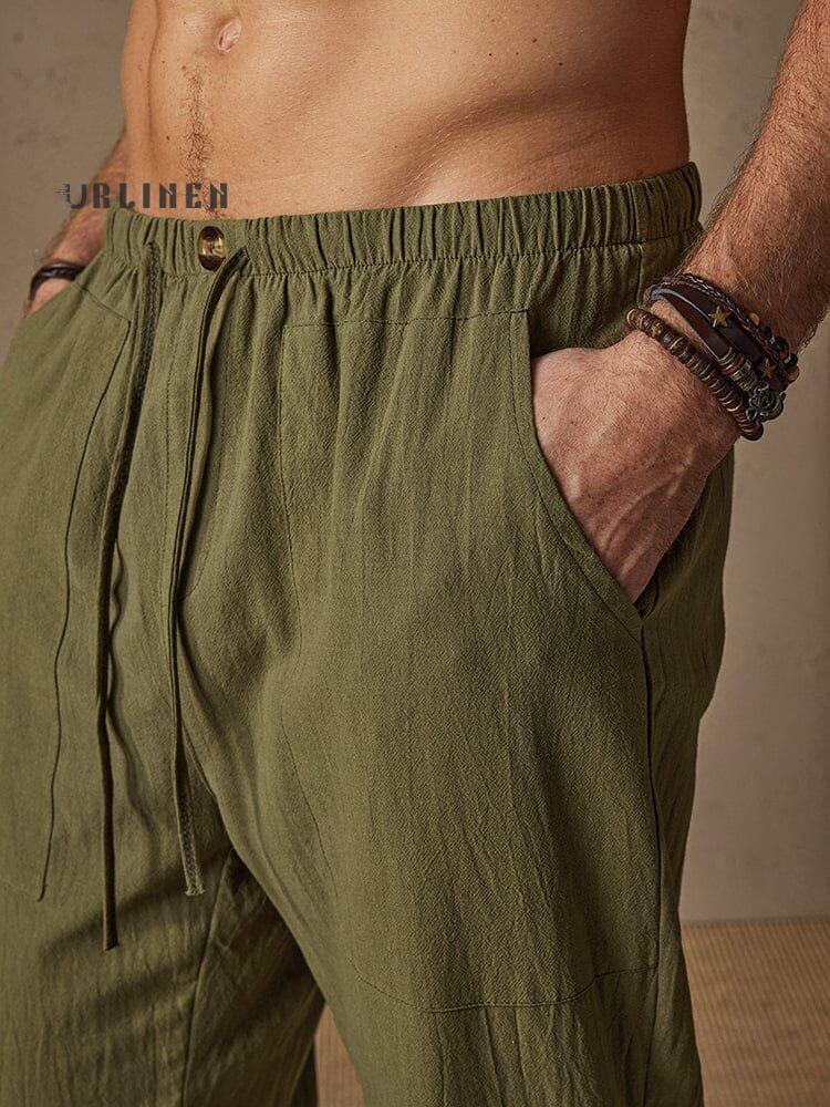 Casual Cotton-Linen Pants