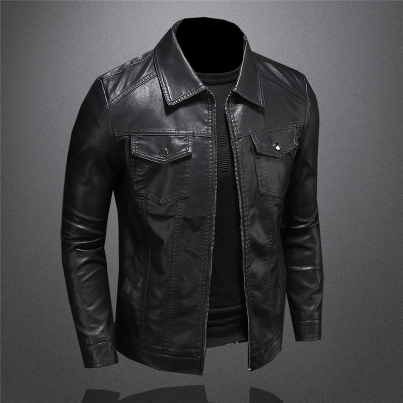 Joshua | Classic Leather jacket