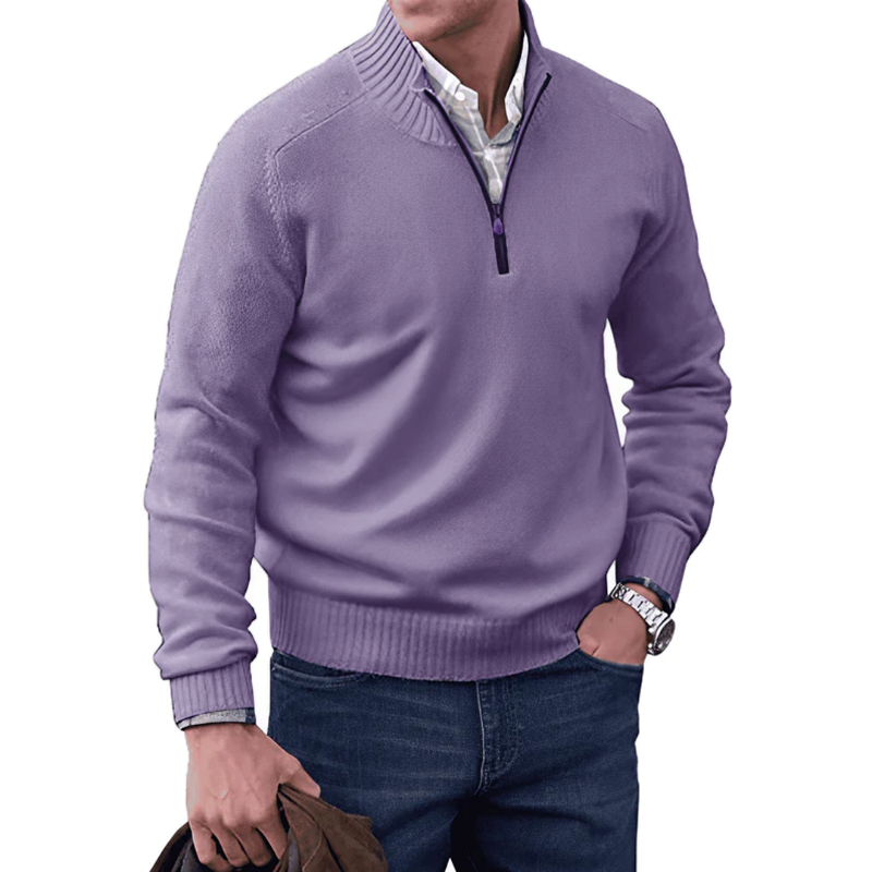 Noah | Elegant zippered sweater