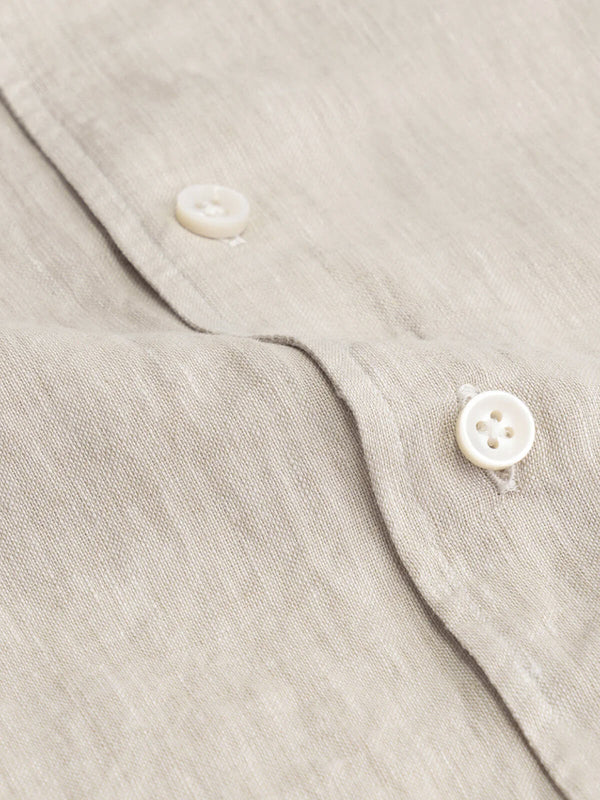 Riviera Linen Shirt Cream