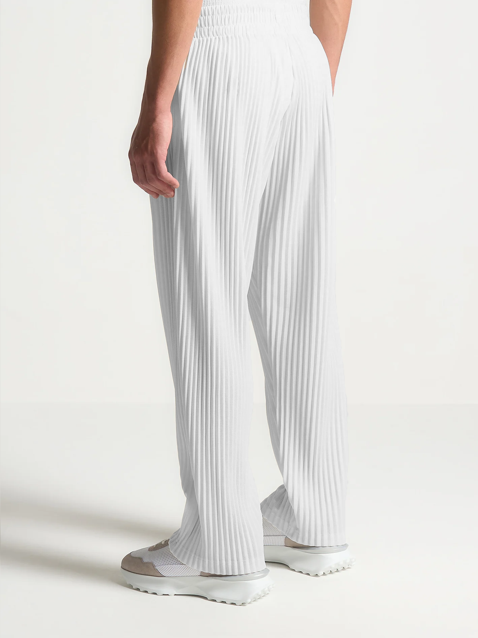 Santorini Pleated Trousers White