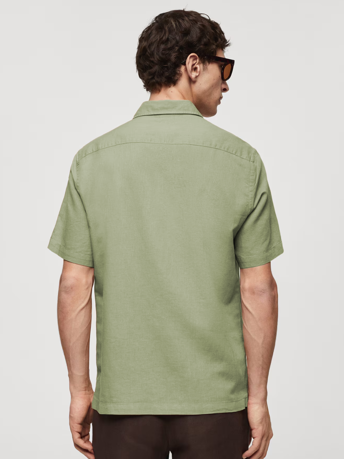 Cannes Linen Shirt Mint Green