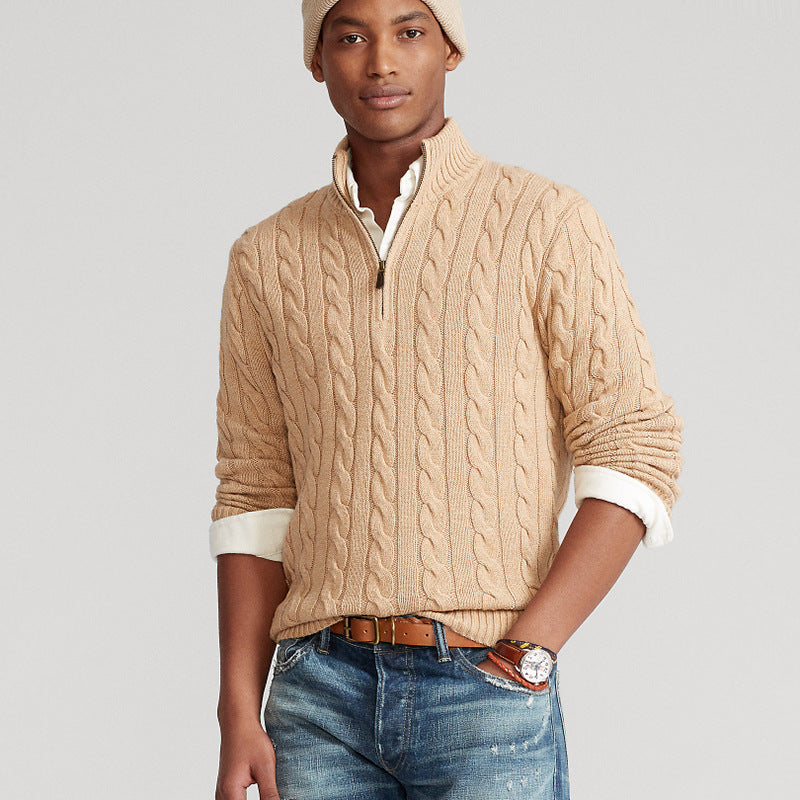 Dante Cable Knit Zip