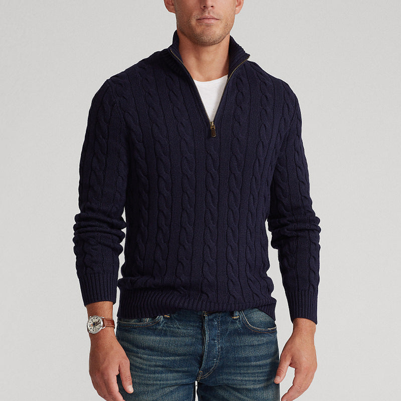 Dante Cable Knit Zip