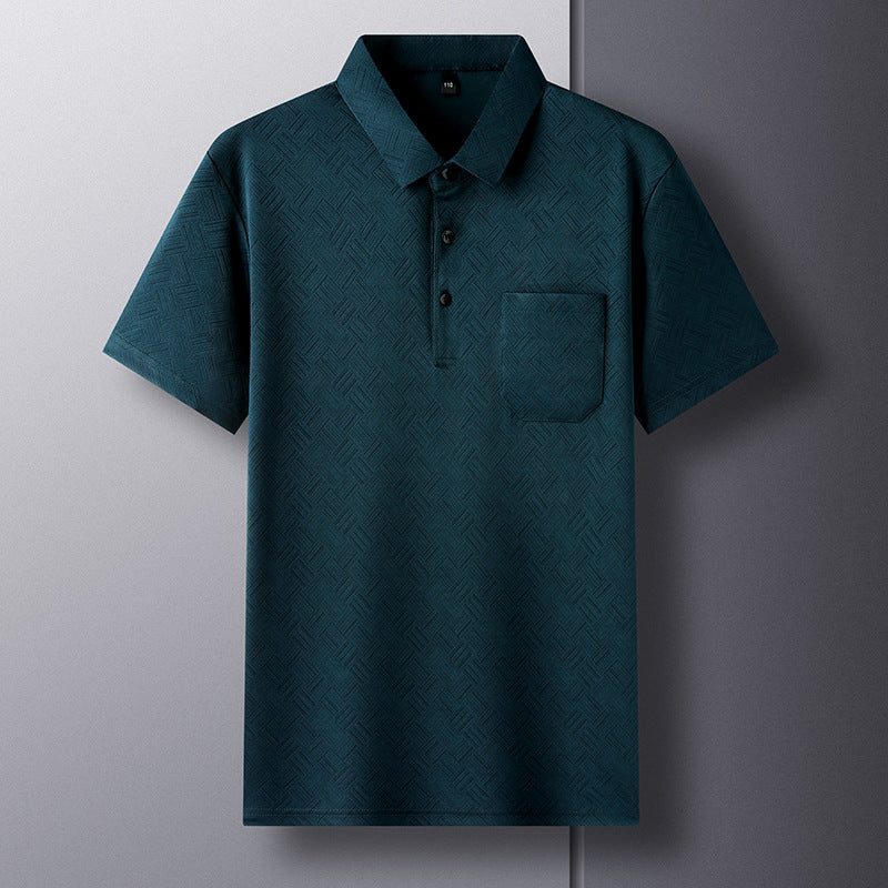 Luca Geometric Polo Shirt