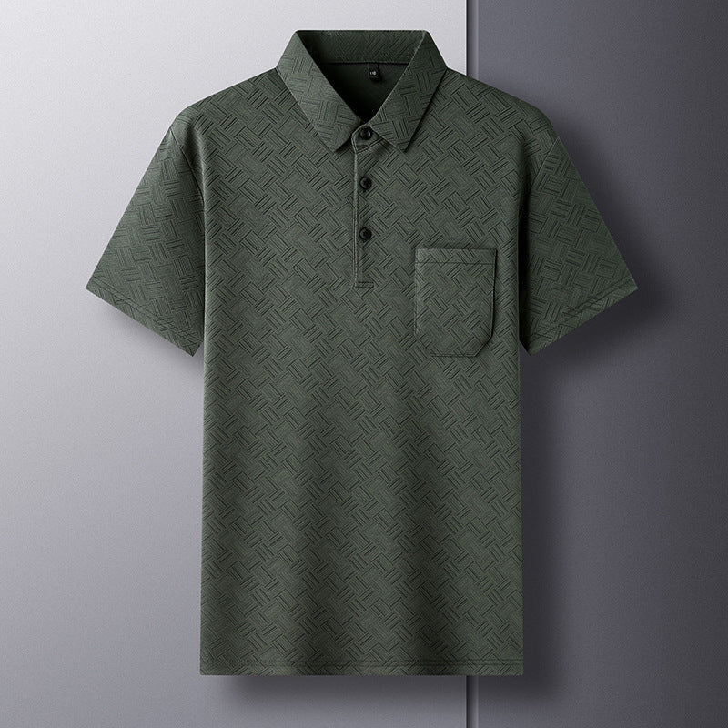 Luca Geometric Polo Shirt