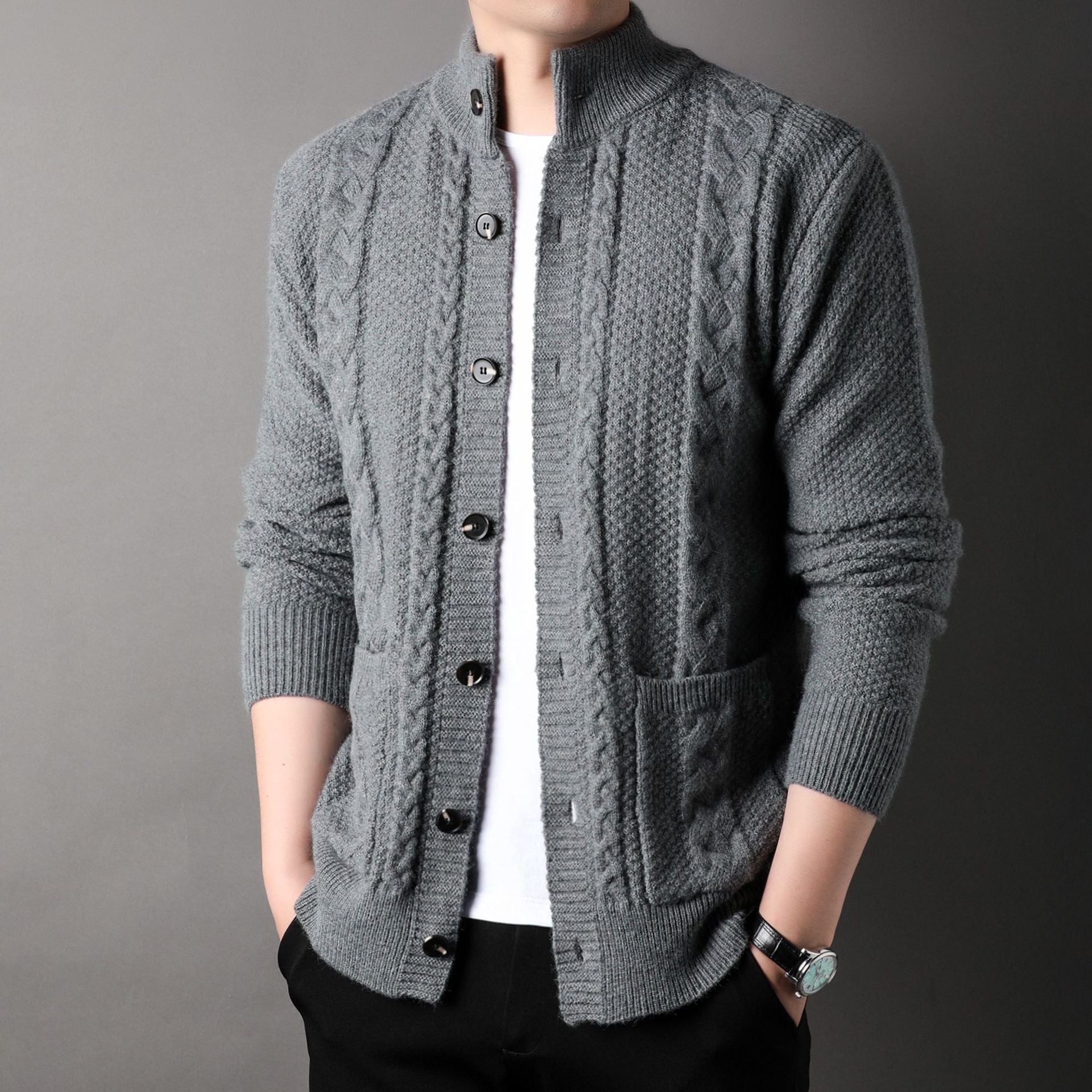 Varsity Knit Cardigan